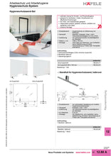 Laden Sie das Bild in den Galerie-Viewer, Hygieneschutzwand-Set, 1000 x 750 mm