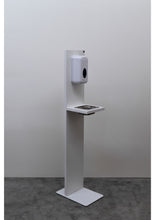 Laden Sie das Bild in den Galerie-Viewer, Desinfektionsständer Dekor weiß exclusiv mit Sensorspender