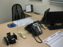 Laden Sie das Bild in den Galerie-Viewer, Hygieneschutzwand aus ESG- Glasplatte