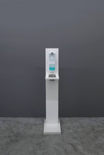 Laden Sie das Bild in den Galerie-Viewer, Desinfektionsständer Basis weiß mit Pump-Desinfektionsspender