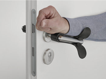 Türdrücker-Aufsatz zum Öffnen/Schließen von Türen mit dem Unterarm